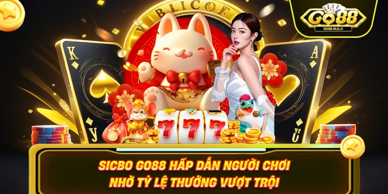 Sicbo Go88 hấp dẫn người chơi nhờ tỷ lệ thưởng vượt trội